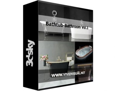 Bathtub-Bathroom-3dskyPro-3dsmax-Volume-1