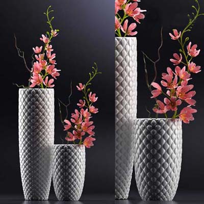 دانلود آبچکت ( object ) گل و گلدان ( flower vase ) مدل سه بعدی برای ویری و کرونا ویوید ویژول تصویر شماره 2