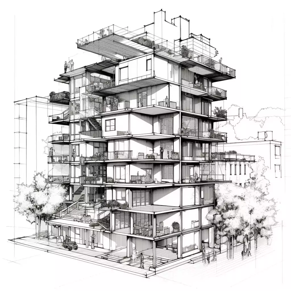 میدجورنی midjourney architecture